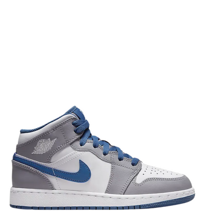 Nike Jordan 1 Mid True Blue Cement (GS)