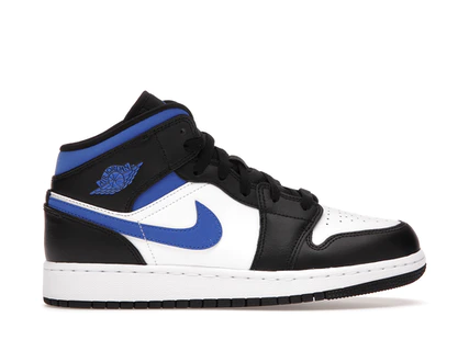 Jordan 1 Mid 'White Black Royal' GS