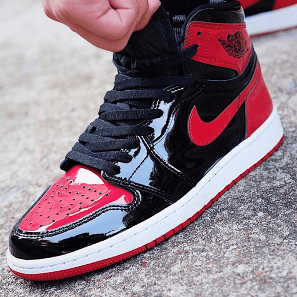 Air Jordan 1 Retro High Patent Bred