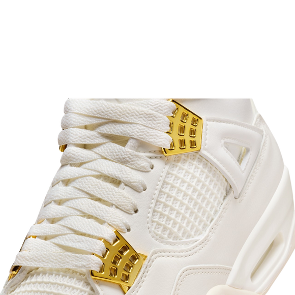 Air Jordan 4 WMNS "White and Gold" 