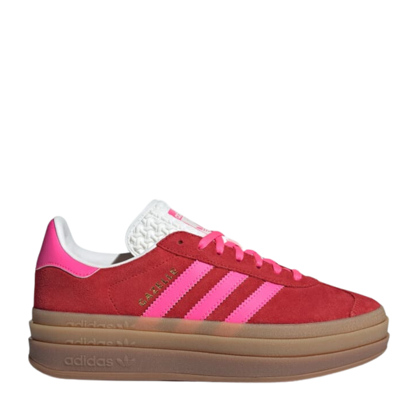 Adidas Gazelle Bold "Collegiate Red / Lucid Pink"