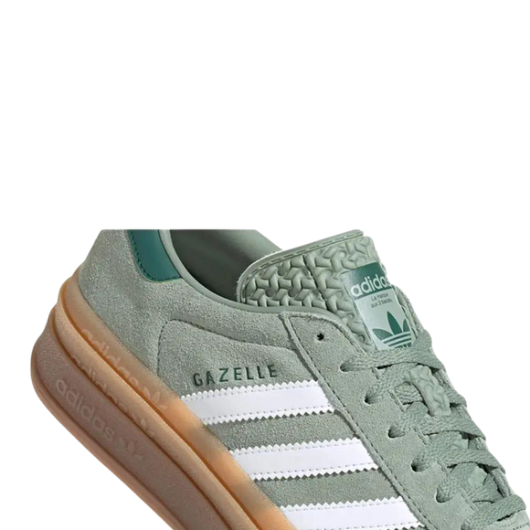 Adidas Gazelle Bold Silver Green