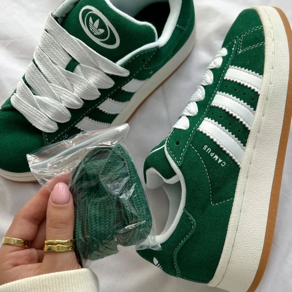 adidas Campus 00s Dark Green White