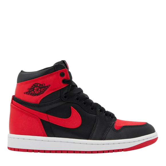 Nike Air Jordan 1 High Satin WMNS 'Bred'