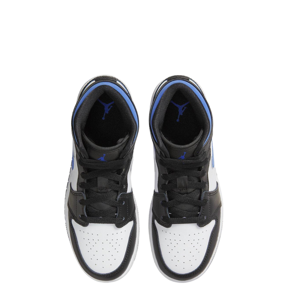 Jordan 1 Mid 'White Black Royal' GS