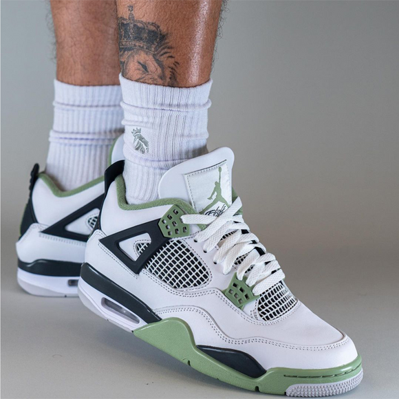 Air Jordan 4 Oil Green ( W )