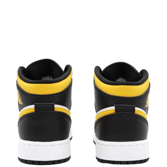 Air Jordan 1 Mid White Pollen Black (GS)