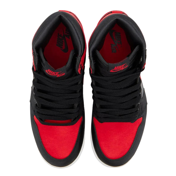 Nike Air Jordan 1 High Satin WMNS 'Bred'