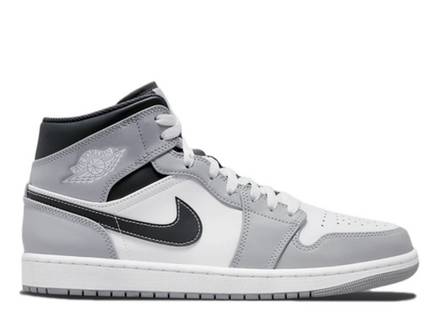 Nike Air Jordan 1 Mid Light Smoke Grey Antraciet