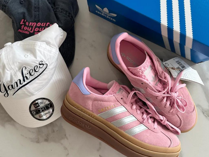 Adidas Adidas Gazelle Bold Pink Silver GS