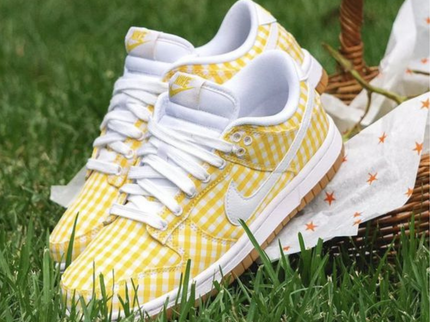 Nike Dunk Low WMNS 'Yellow Gingham'