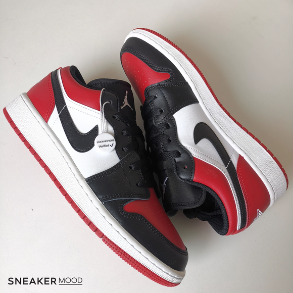 Jordan 1 Low Bred Toe (GS)