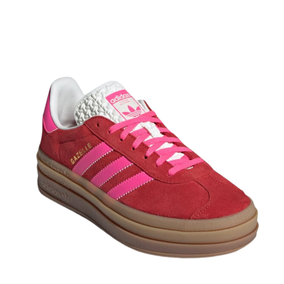 Adidas Gazelle Bold "Collegiate Red / Lucid Pink"