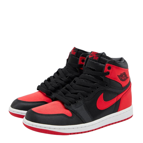 Nike Air Jordan 1 High Satin WMNS 'Bred'