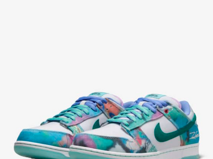 Nike SB x Futura Dunk Low 'Bleached Aqua'