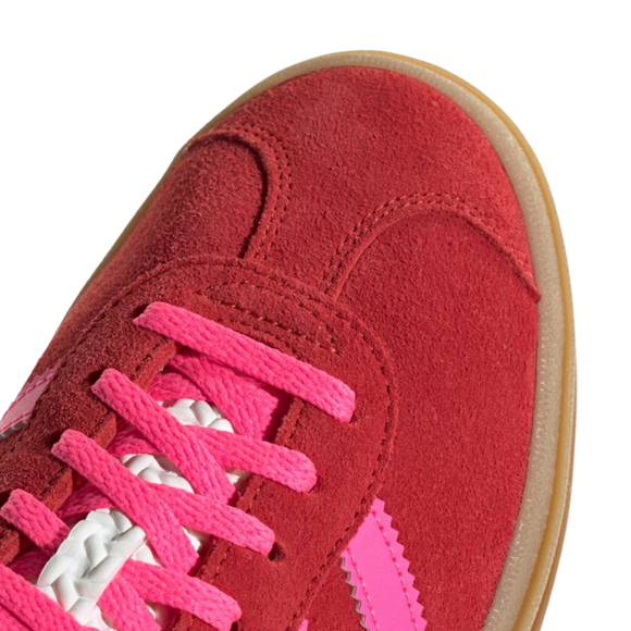 Adidas Gazelle Bold "Collegiate Red / Lucid Pink"