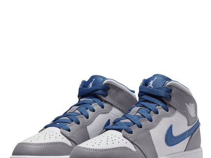 Nike Jordan 1 Mid True Blue Cement (GS)