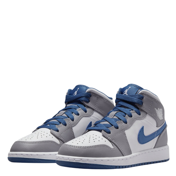 Jordan 1 Mid True Blue Cement (GS)