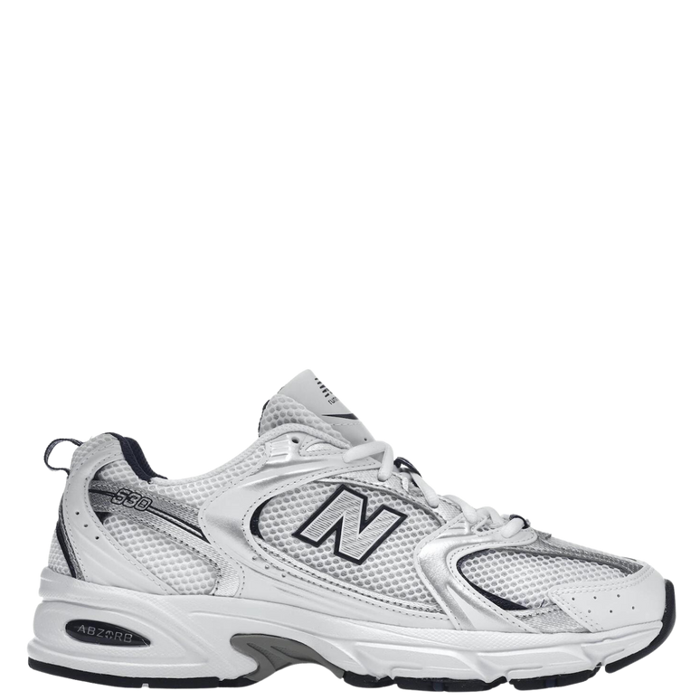 New Balance 530 White Silver Navy