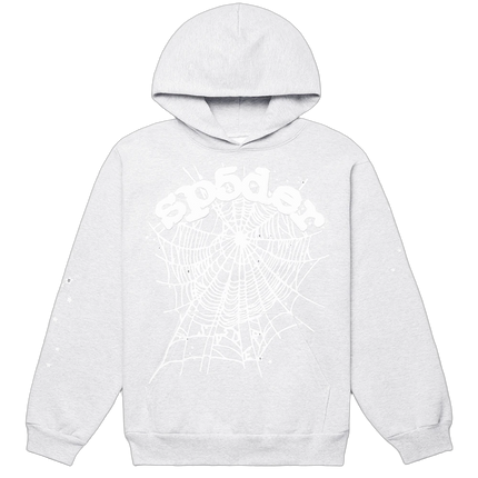 Sp5der Hoodie – OG Web Heather Grey