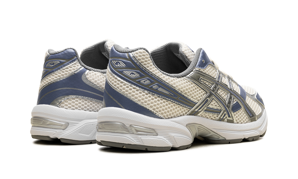 ASICS Gel-1130 Cream Blueberry 1203A609-101 SneakerMood Pair, rear three-quarter view