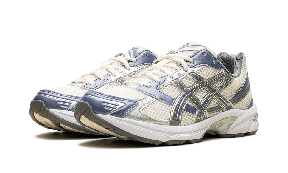 ASICS Gel-1130 Cream Blueberry 1203A609-101 SneakerMood Pair, three-quarter view