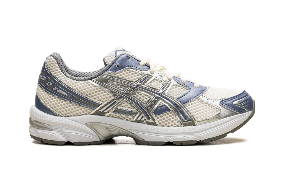ASICS Gel-1130 Cream Blueberry 1203A609-101 SneakerMood Side view, toe pointing right