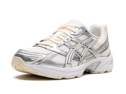 ASICS Gel-1130 Cream Pure Silver (Women's) 1202A164-107 SneakerMood Front three-quarter view