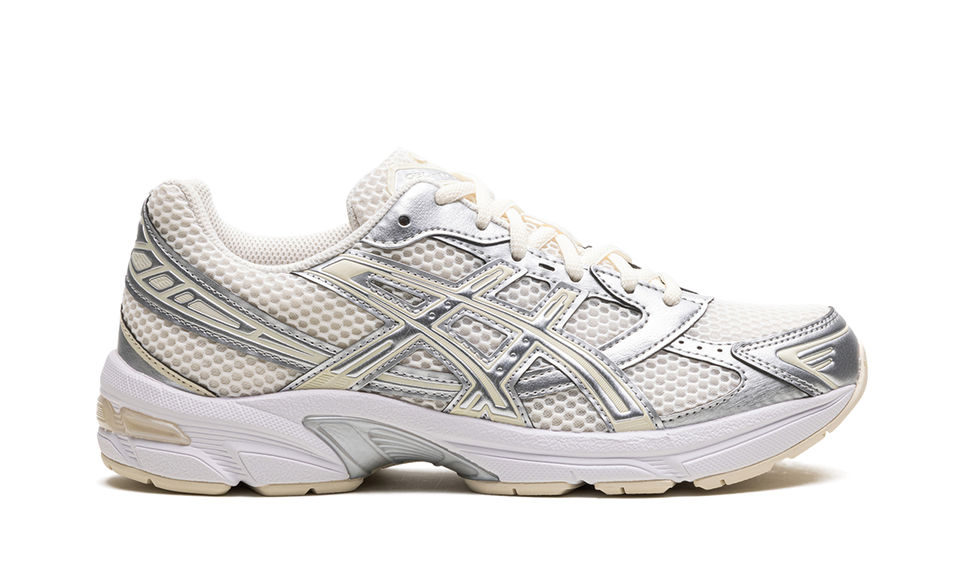 ASICS Gel-1130 Cream Pure Silver (Women's) 1202A164-107 SneakerMood Side view, toe pointing right