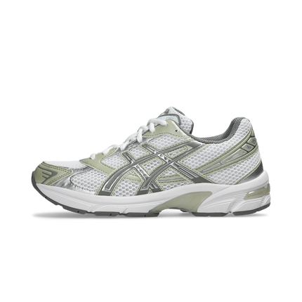 ASICS Gel-1130 White Dried Leaf Green (Women's) 1202A164-124 SneakerMood Side view, toe pointing left
