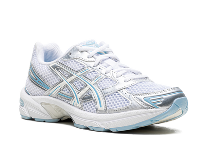 ASICS Gel-1130 White Ivory Light Blue (Women's) 1202A504-100 SneakerMood Front three-quarter view