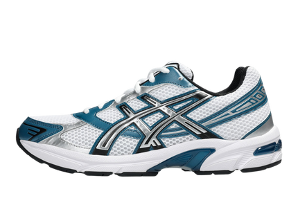 ASICS Gel-1130 White Restful Teal 1203A609-103 SneakerMood Side view, toe pointing left