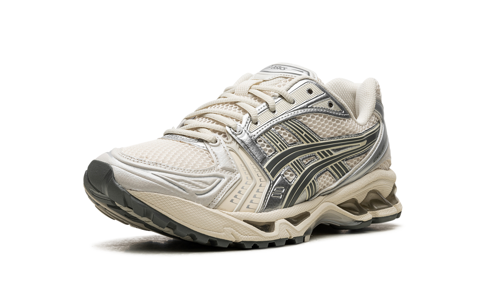 ASICS Gel-Kayano 14 Birch Dark Pewter 1201A019-200 SneakerMood Front three-quarter view