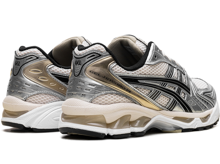 ASICS Gel-Kayano 14 Birch Pure Silver 1203A537-200 SneakerMood Pair, rear three-quarter view