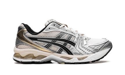 ASICS Gel-Kayano 14 Birch Pure Silver 1203A537-200 SneakerMood Side view, toe pointing right
