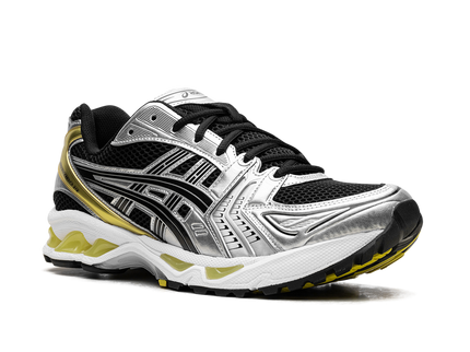 ASICS Gel-Kayano 14 Black Lemon Spark 1203A537-001 SneakerMood Front three-quarter view