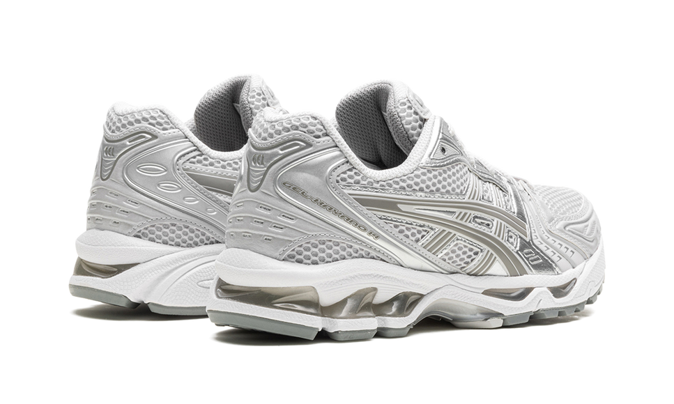ASICS Gel-Kayano 14 Cloud Grey (Women's) 1202A056-021 SneakerMood Pair, rear three-quarter view