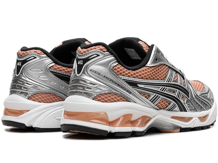 ASICS Gel-Kayano 14 Sepia Pure Silver 1203A537-201 SneakerMood Pair, rear three-quarter view