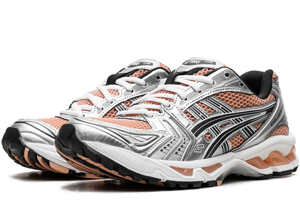 ASICS Gel-Kayano 14 Sepia Pure Silver 1203A537-201 SneakerMood Pair, three-quarter view