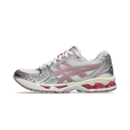 ASICS Gel-Kayano 14 Unlimited Pack White Fawn 1203A667-100 SneakerMood Side view, toe pointing left