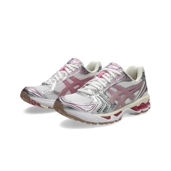 ASICS Gel-Kayano 14 Unlimited Pack White Fawn 1203A667-100 SneakerMood Pair, front three-quarter view
