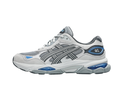 ASICS Gel-NYC 2.0 Gravel Piedmont Grey Blue 1203A895-021 SneakerMood Side view, toe pointing left