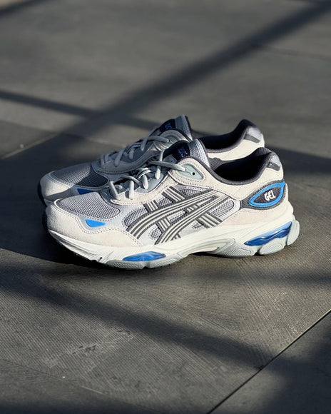 ASICS Gel-NYC 2.0 Gravel Piedmont Grey Blue 1203A895-021 SneakerMood Lifestyle view