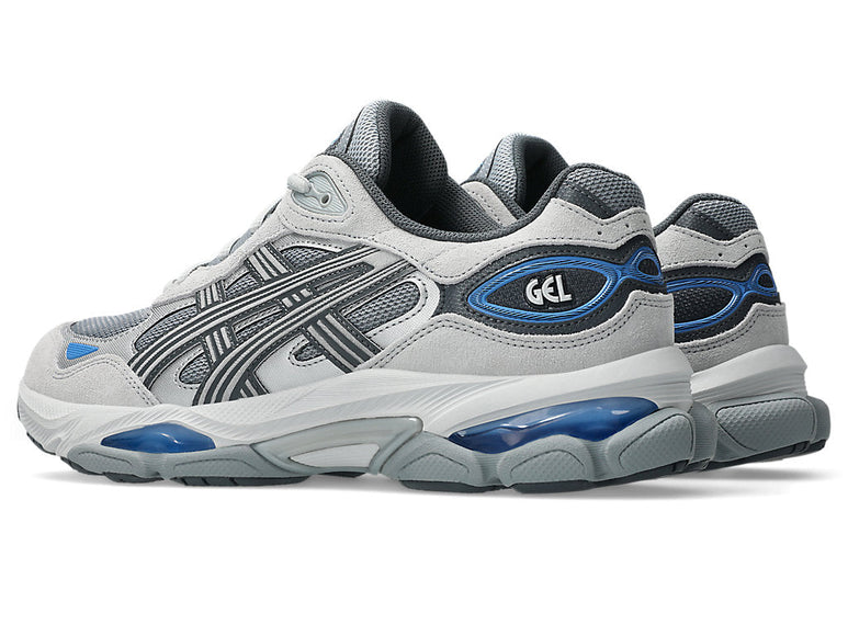ASICS Gel-NYC 2.0 Gravel Piedmont Grey Blue 1203A895-021 SneakerMood Pair, rear three-quarter view
