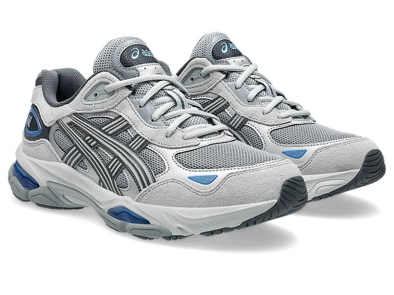 ASICS Gel-NYC 2.0 Gravel Piedmont Grey Blue 1203A895-021 SneakerMood Pair, front three-quarter view