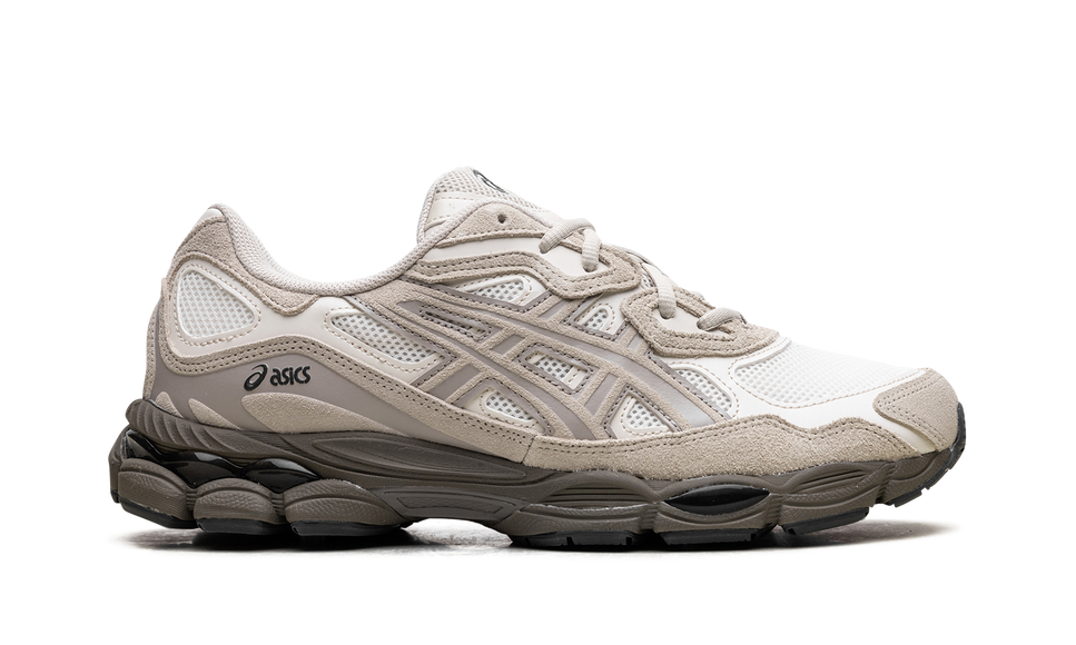 ASICS Gel-NYC Cream Putty 1203A383-105 SneakerMood Side view, toe pointing right