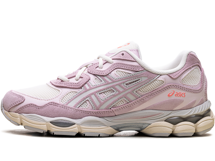 ASICS Gel-NYC Cream Rose Water 1203A383-106 SneakerMood Side view, toe pointing left