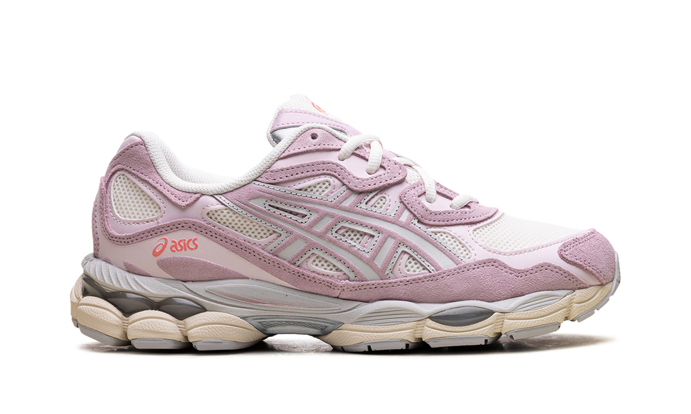 ASICS Gel-NYC Cream Rose Water 1203A383-106 SneakerMood Side view, toe pointing right