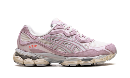 ASICS Gel-NYC Cream Rose Water 1203A383-106 SneakerMood Side view, toe pointing right