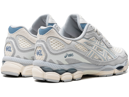 ASICS Gel-NYC Ivory Mid Grey 1203A372-600 SneakerMood Pair, rear three-quarter view